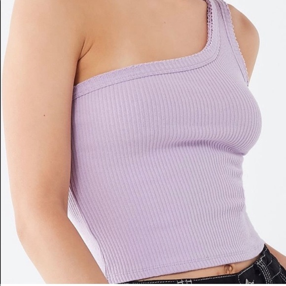 Urban Outfitters Ribbed One Shoulder Tank - Picture 4 of 4